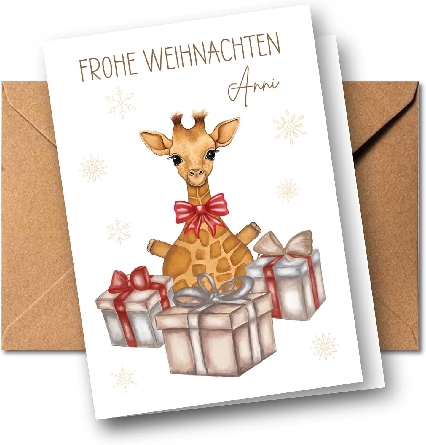Weihnachtskarte für Babys & Kinder – 30 Tiermotive