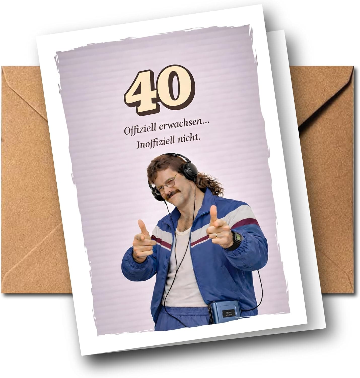 Lustige Geburtstagskarte zum 40. Geburtstag