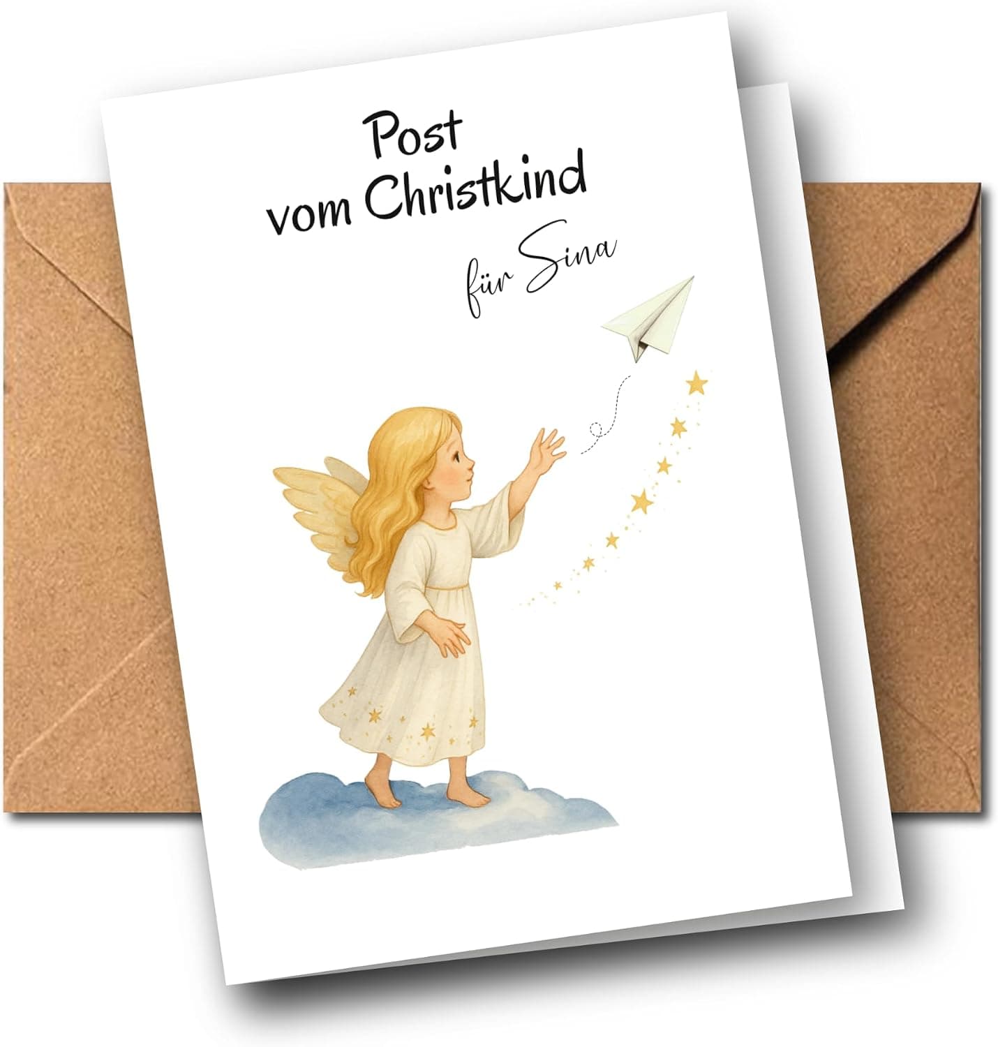 Personalisierte Post vom Christkind mit Name