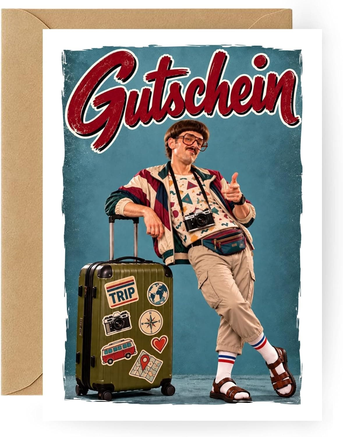 Reisegutschein Karte lustig – Gutschein für Reise, Urlaub & Kurztrip – Trip